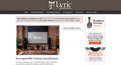 Desktop Screenshot of lyricusa.com