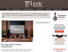 Tablet Screenshot of lyricusa.com